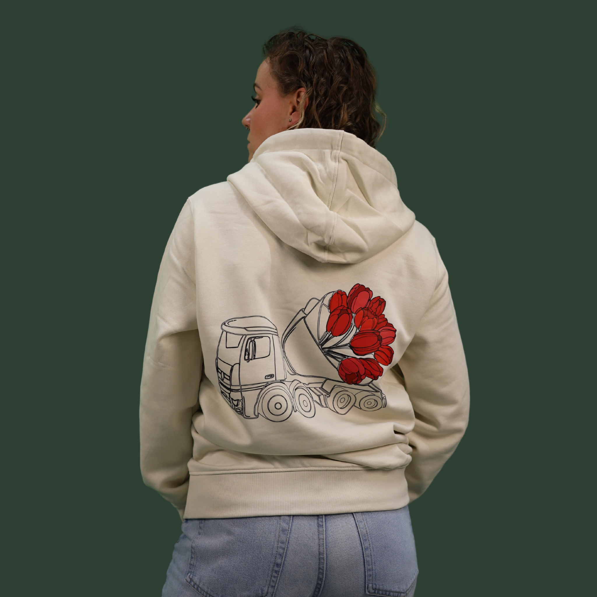 Hoodie Camion à tulipes – Conduite fleurie REGULAR
