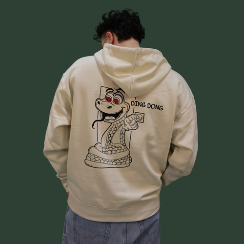 Hoodie Ding Dong – Serpent à sonnette OVERSIZE