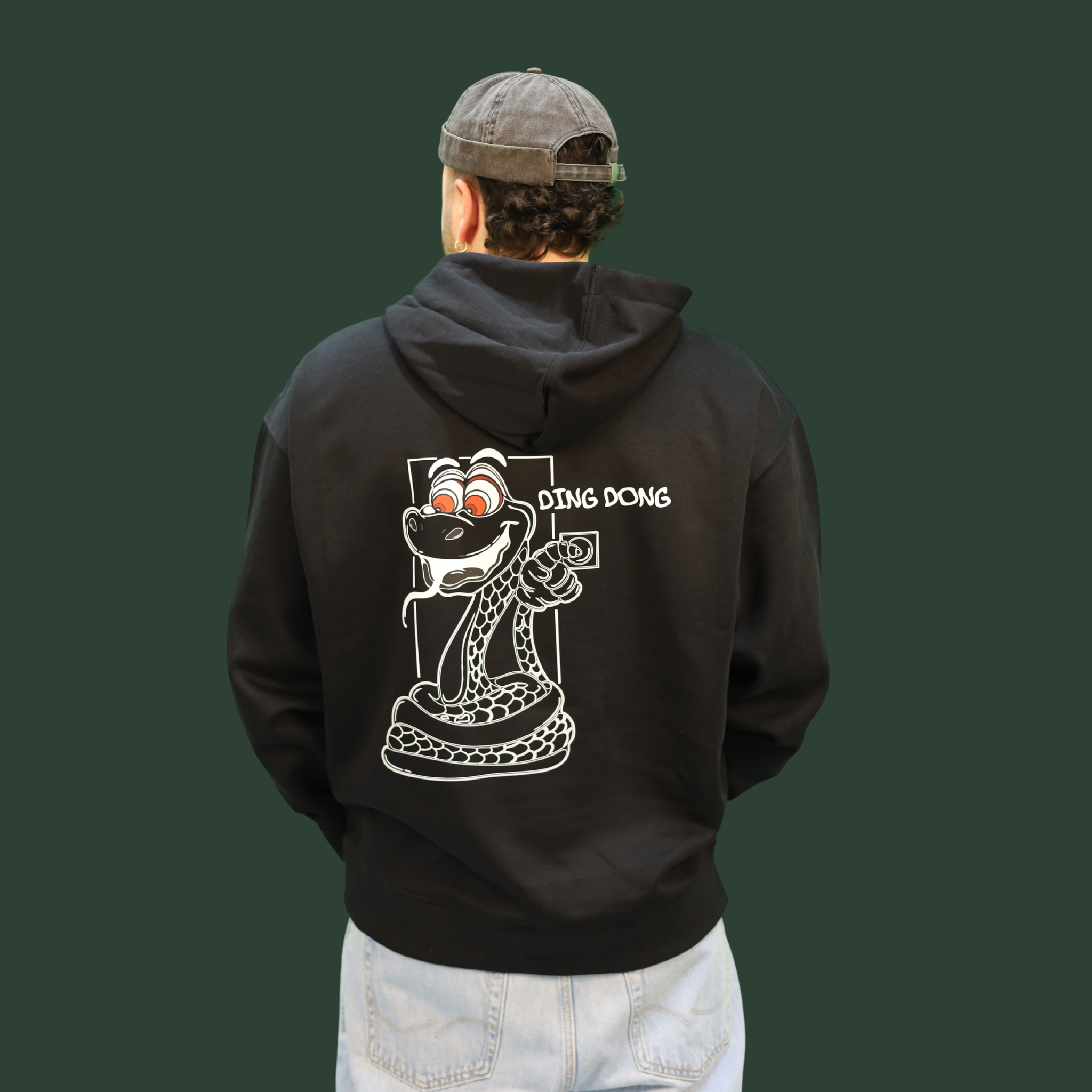 Hoodie Ding Dong – Serpent à sonnette OVERSIZE