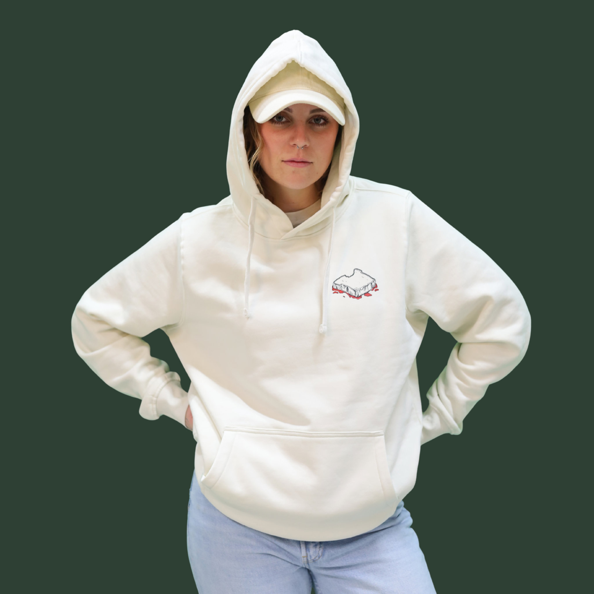 Hoodie Don’t make a flip – Don’t be a tartine REGULAR