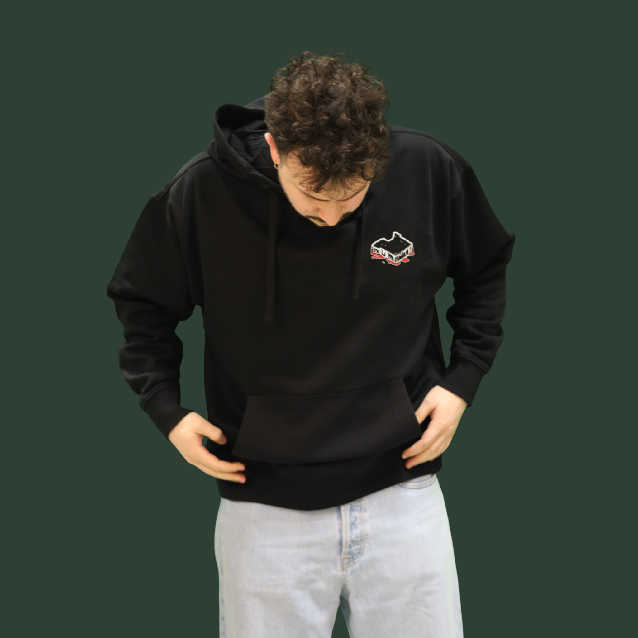 Hoodie Don’t make a flip – Don’t be a tartine OVERSIZE