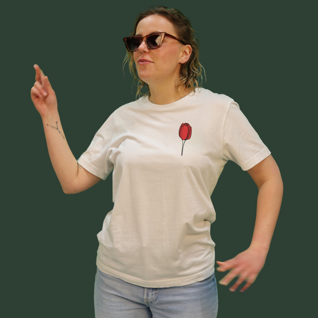 T-shirt Camion à tulipes – Conduite fleurie REGULAR