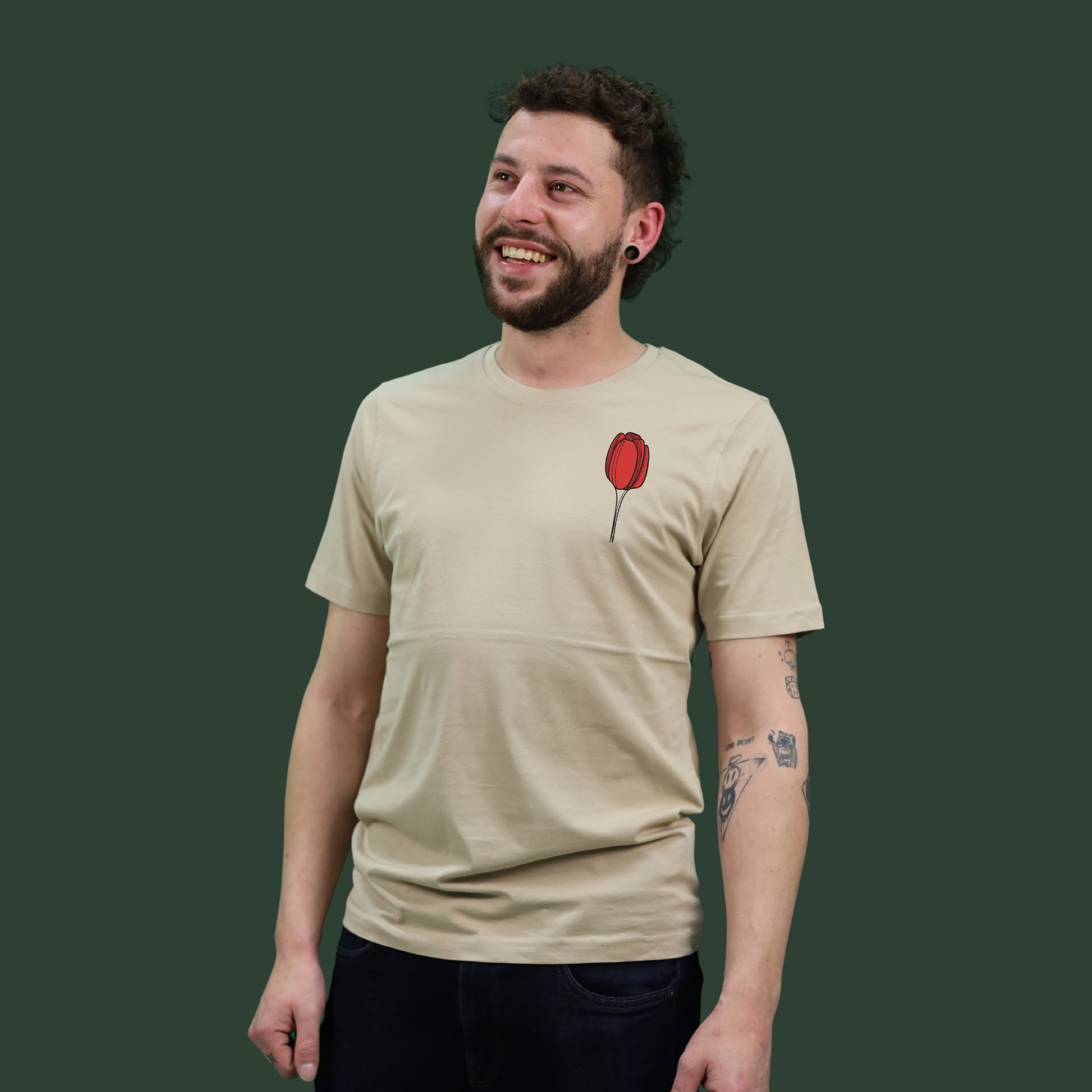 T-shirt Camion à tulipes – Conduite fleurie REGULAR