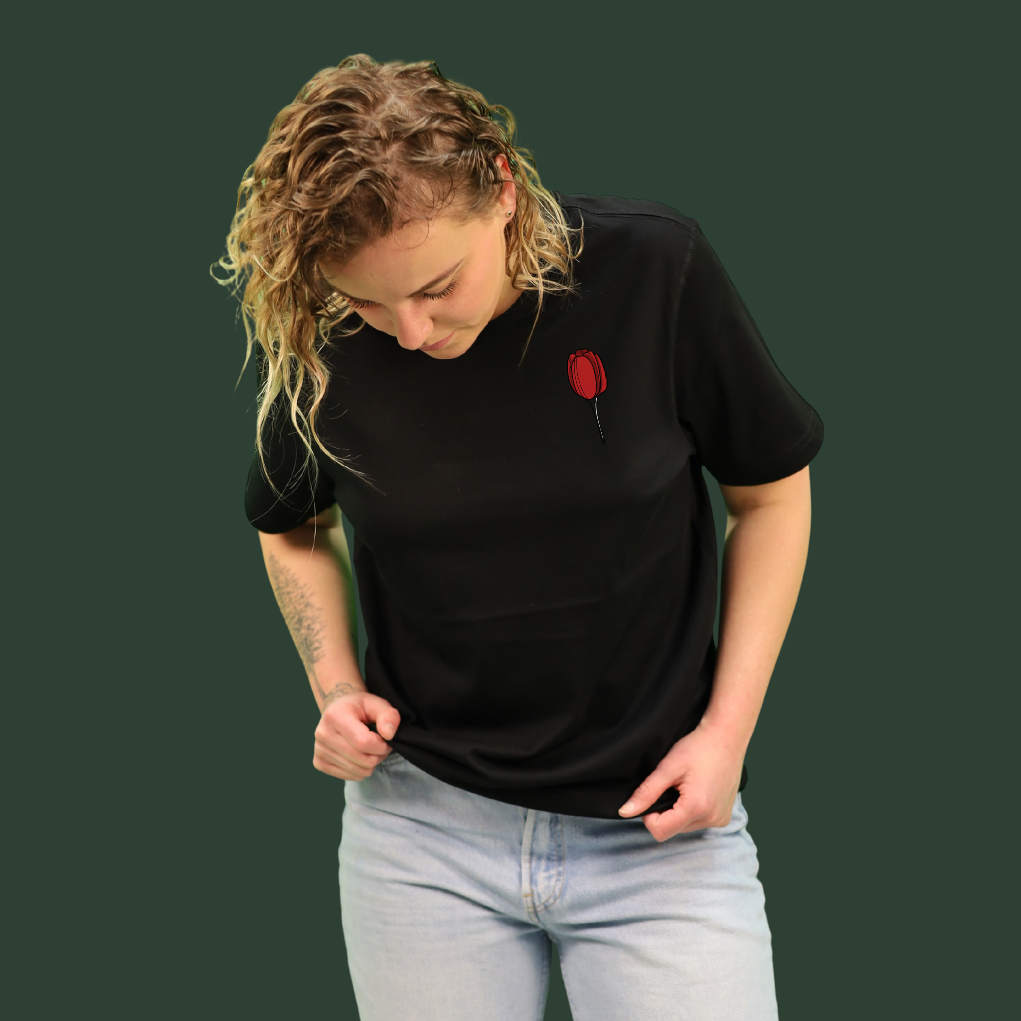 T-shirt Camion à tulipes – Conduite fleurie REGULAR