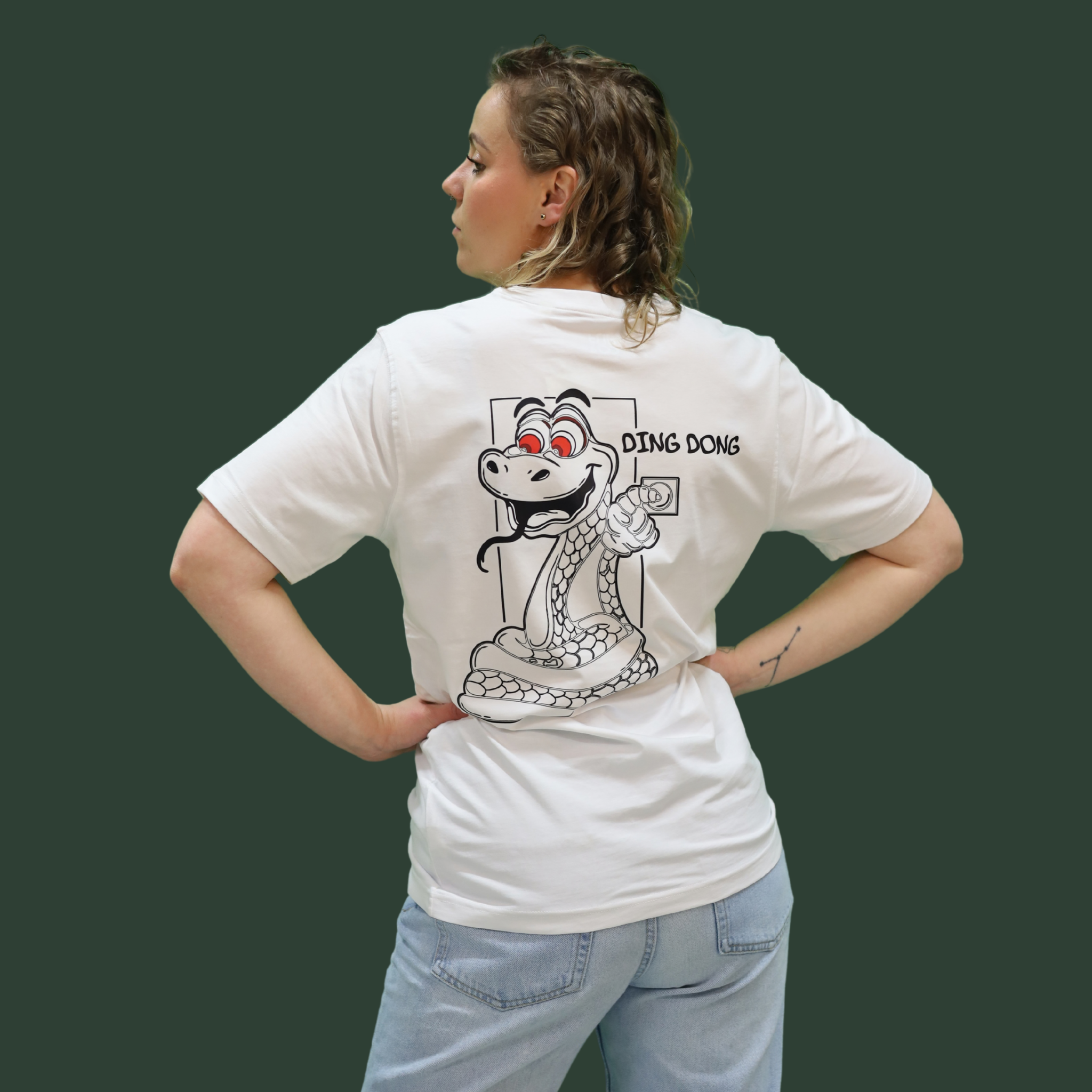 T-shirt Ding Dong – Serpent à sonnette REGULAR