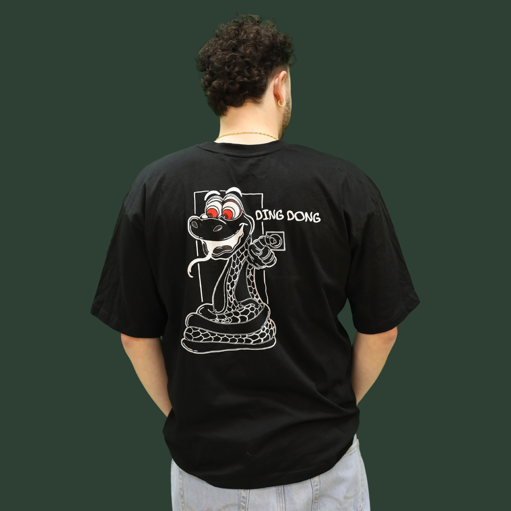 Lot de 3 T-shirts Oversize Streetwear – Coton Bio Noir