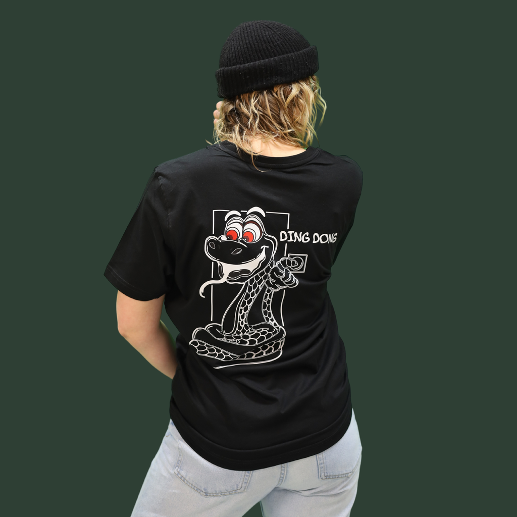 Lot de 3 T-shirts Regular Streetwear – Coton Bio Noir