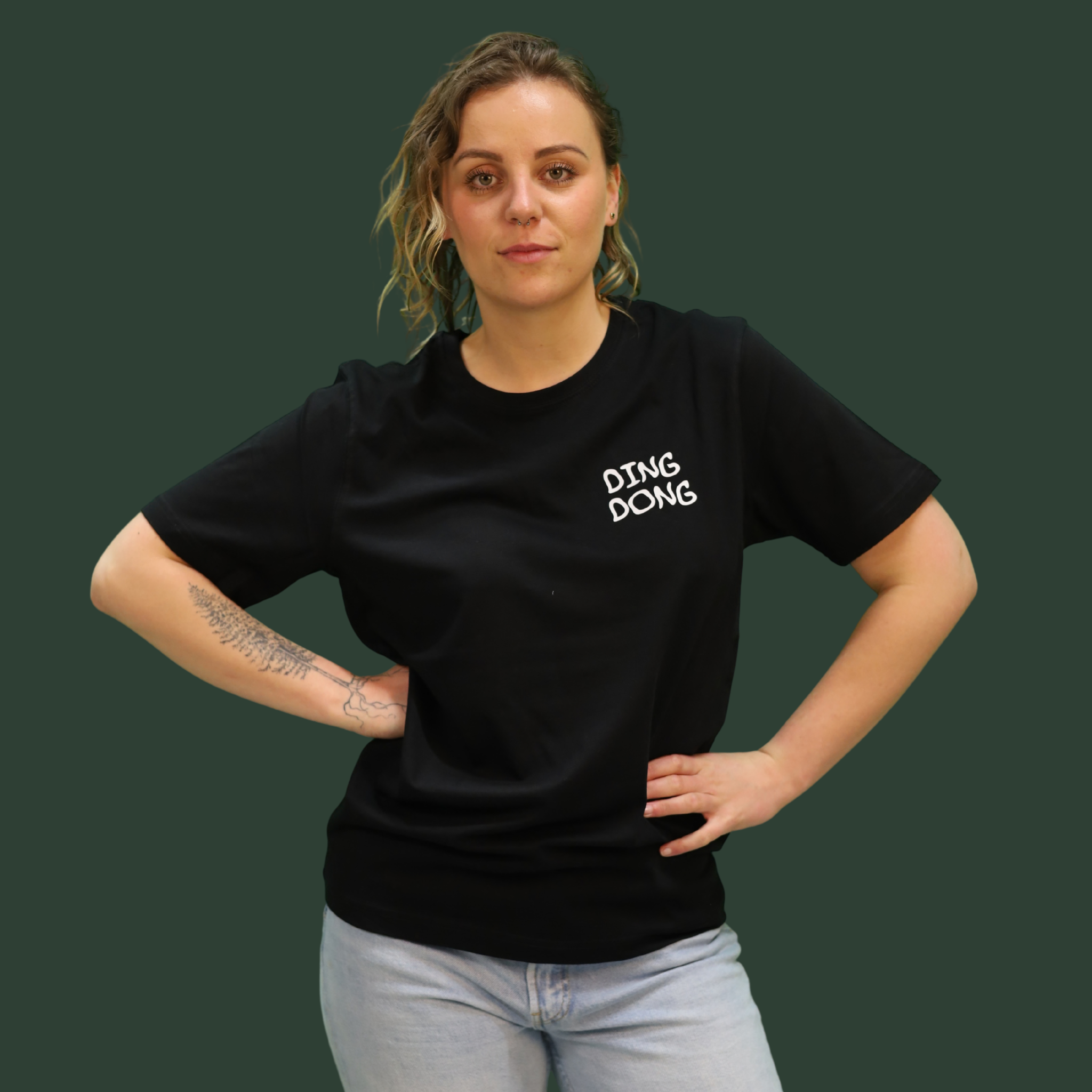 Lot de 3 T-shirts Regular Streetwear – Coton Bio Noir